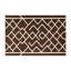 Tapis brun intérieur et extérieur Trellis-624676190