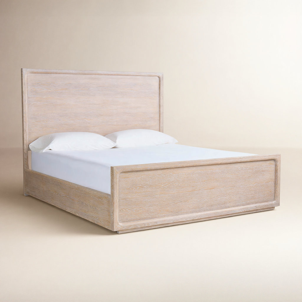Modern Desert Oak Bed, King