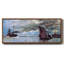 Paysage marin par Monet - toile encadrée-110639834