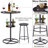 2 - Person Pedestal Dining Set-1604789736