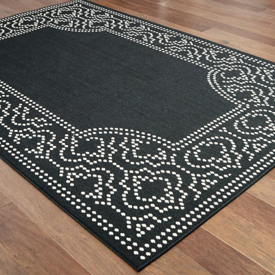 Junor Power Loomed Plaid Rug