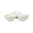 VIETRI Limoni Terra Bianca Divided Serving Dish