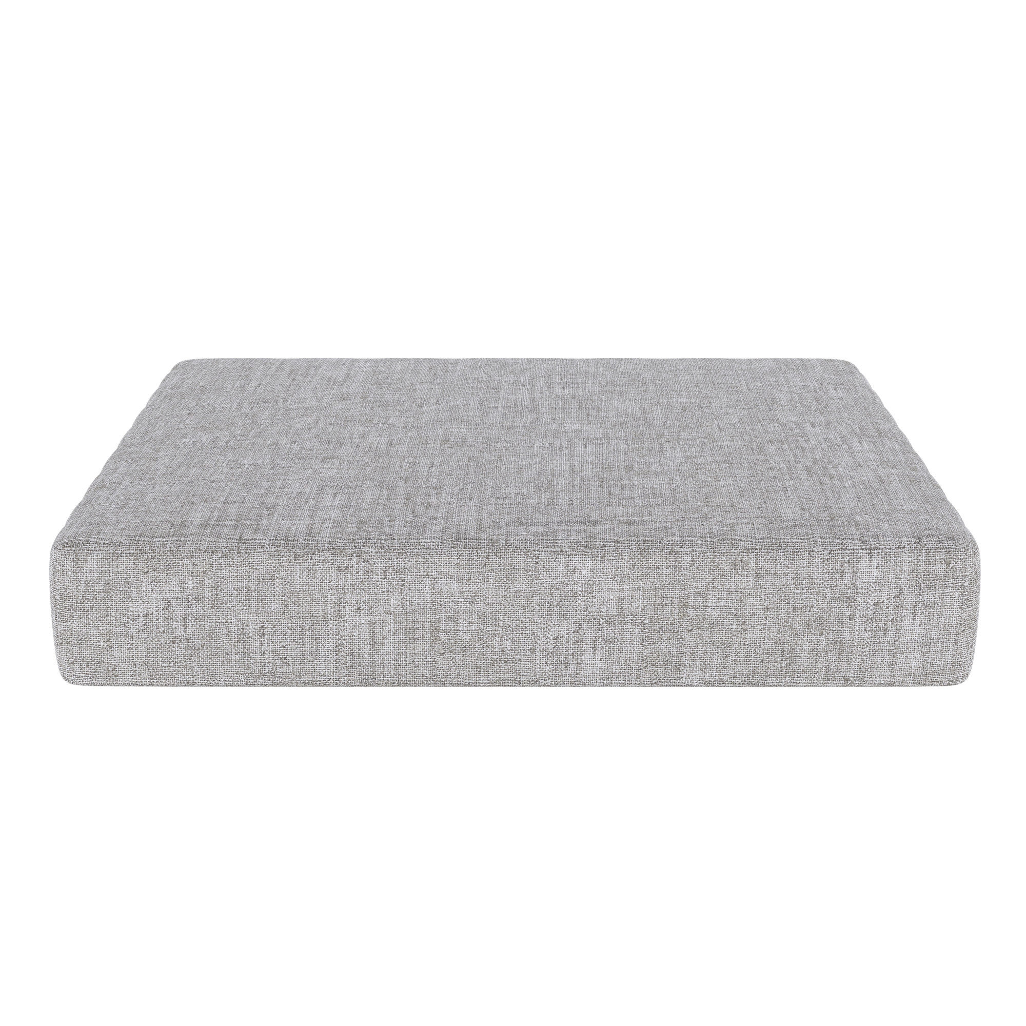 Sunbrella® Outdoor 3.5'' Ottoman Seat Cushion, Canvas Granite Sunbrella® Canvas