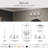 Replay 9 - Light Steel Dimmable Chandelier