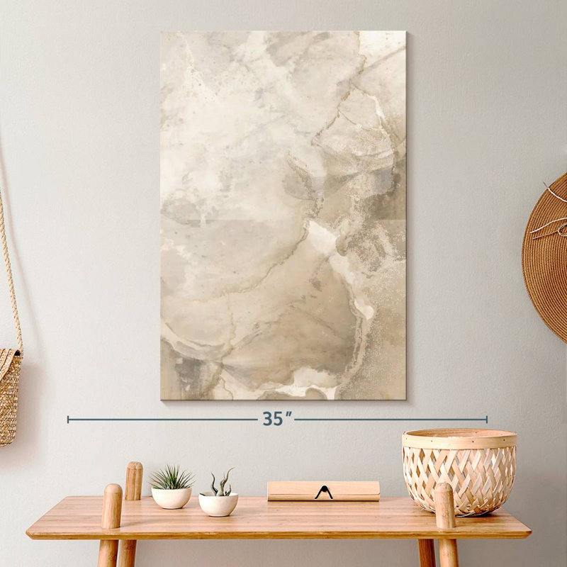 Soft Beige Marble I, 30" H x 20" W