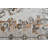 Floral Turkish Oushak Vintage Runner Rug with Timeless Intricate Design for Home Decor Black/Orange