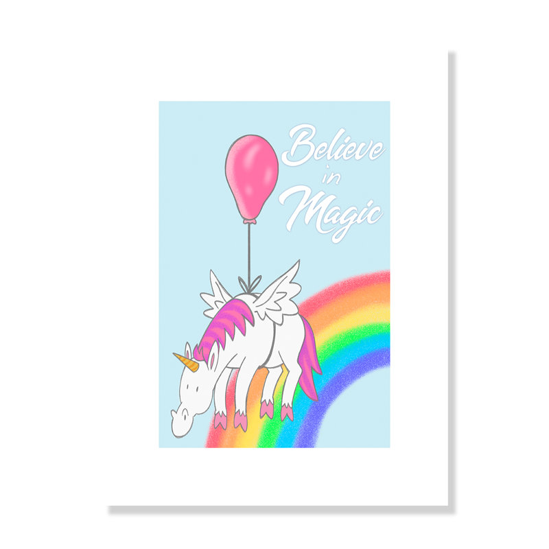 Believe in Magic 1, impression sur papier, H 16 po x l 12 po x P 1 po, Papier