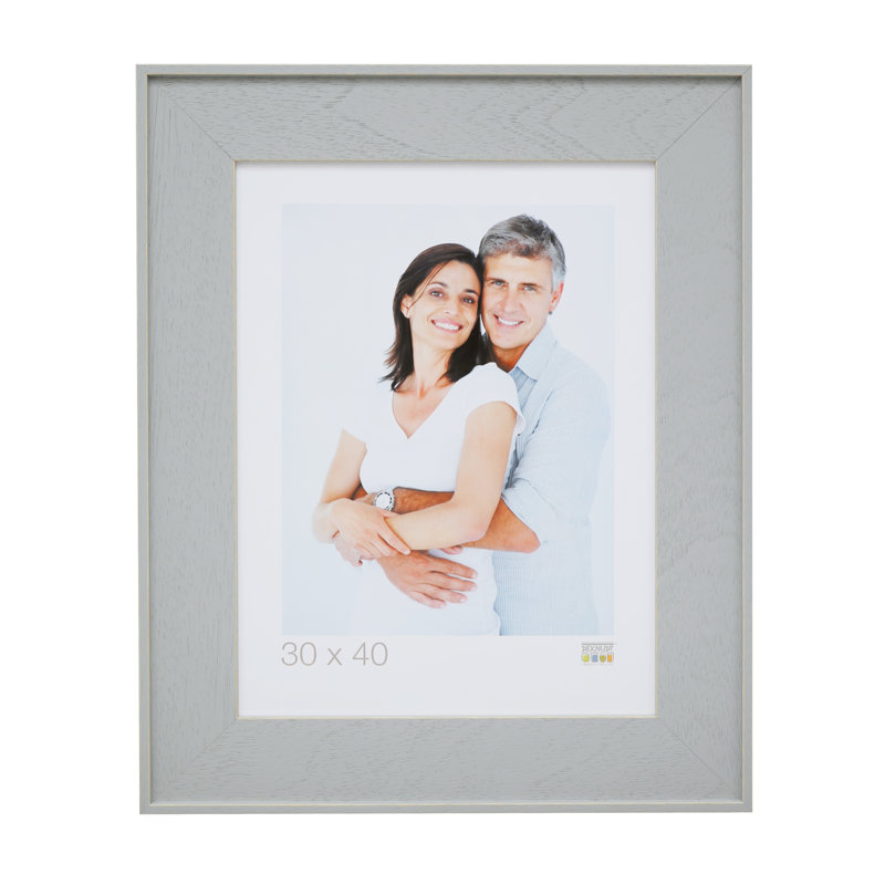 Eustace Wood Embossed Picture Frame, 57.4cm H x 42.4cm W x 2cm D, Grey