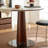 White&Walnut&Black Rectangular Sintered Stone Dining table