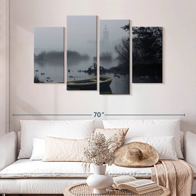 Hitzel Ponte De Lima River, 32" H x 52" W