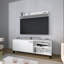 Meuble télé avec rangement ouvert en mélamine