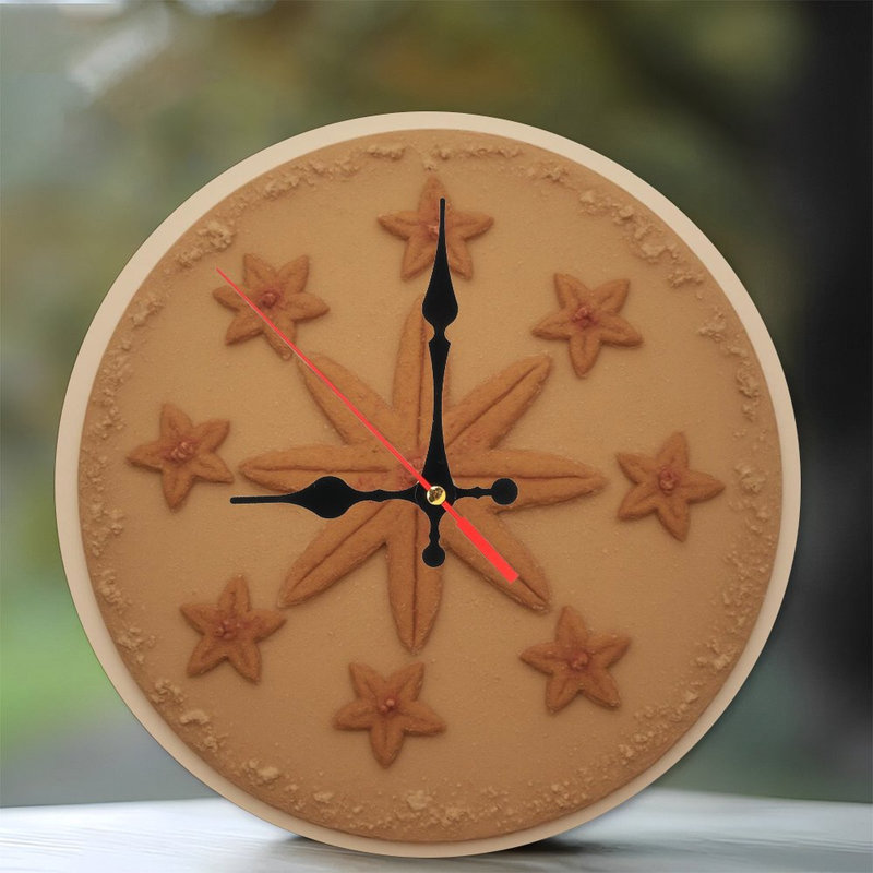 Horloge-visage-avec-père-et-renne