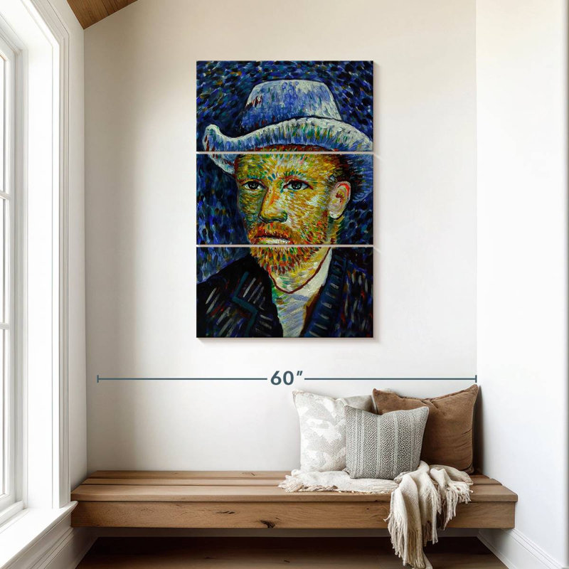 Vincent Van Gogh Portrait, 45" H x 28" W