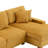 Milbrey 2-Piece Corduroy Modular Sectional with Loose Back-640565353-640565355