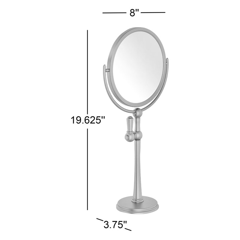 Perrin & Rowe® Freestanding Makeup Mirror, English Bronze