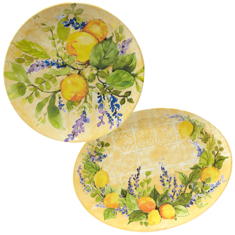 Certified International Lemon Zest Platter - Thumbnail 2