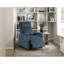 Fauteuil inclinable moderne à dossier poussoir en velours côtelé moelleux et confortable en bois massif 1pc-1213431167