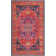Annette Oriental Fuchsia/Orange Area Rug