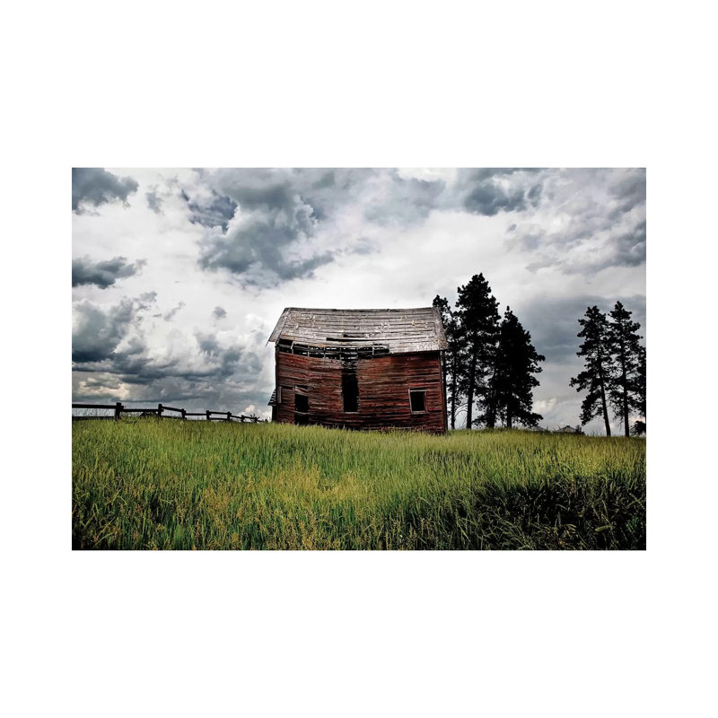 Montana Barn II - Print on Canvas, 66.04 cm H x 45.72 cm W x 1.91 cm D, Wrapped Canvas