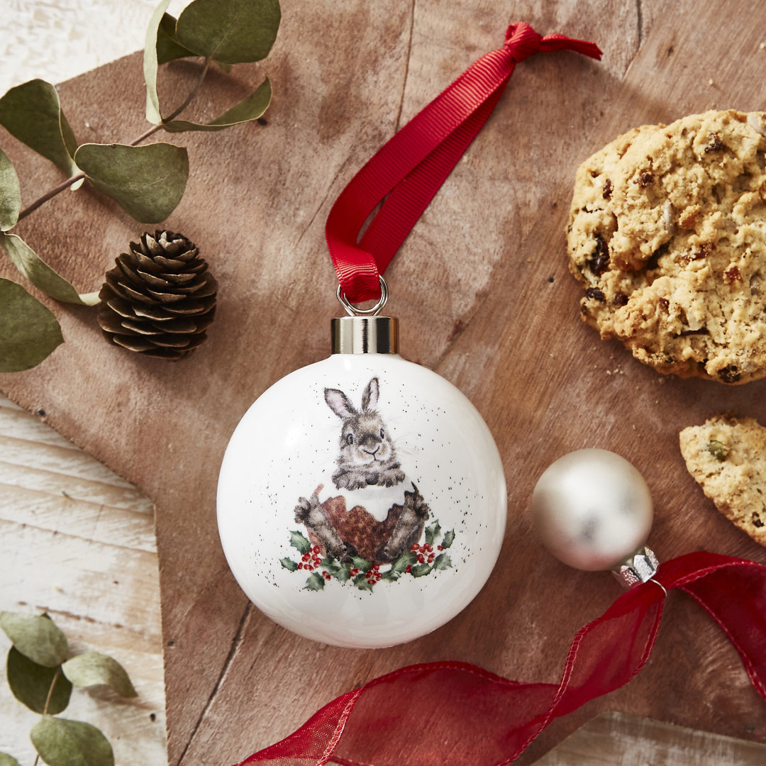 Classic Wrendale Designs  Christmas Merry Christmas Bauble
