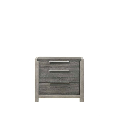 Table de chevet avec 3 tiroirs
