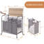 Bhargava Fabric and Steel Laundry Sorter