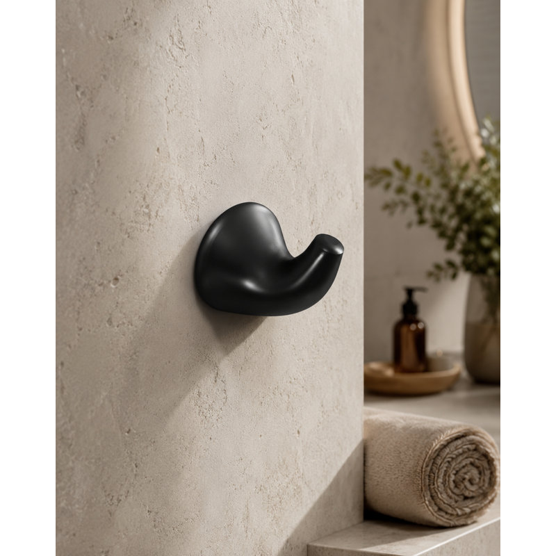 Ensemble d'accessoires de salle de bain Nicolai, Noir mat