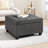 Dark Gray Upholstered With Sophisticated Waffle And Abundant Storage Area, 31"X31"X18.6 Stitch Spacious Compartment,-741731051