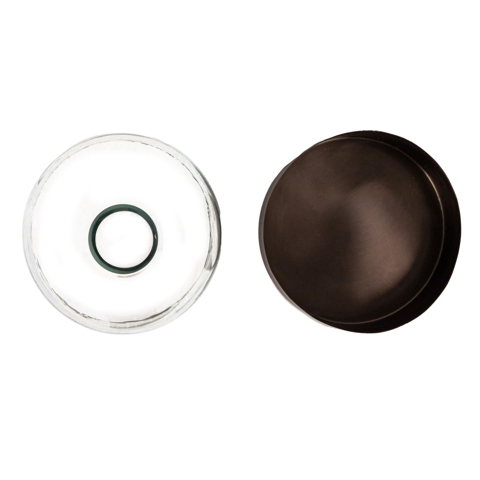 Elvenia Glass Table Vase, Bronze
