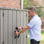 Lifetime Rough Cut HDPE Vertical Storage Cabinet - 1500L