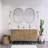 Tenshi 60'' Double Bathroom Vanity with Acrylic Top-10259962