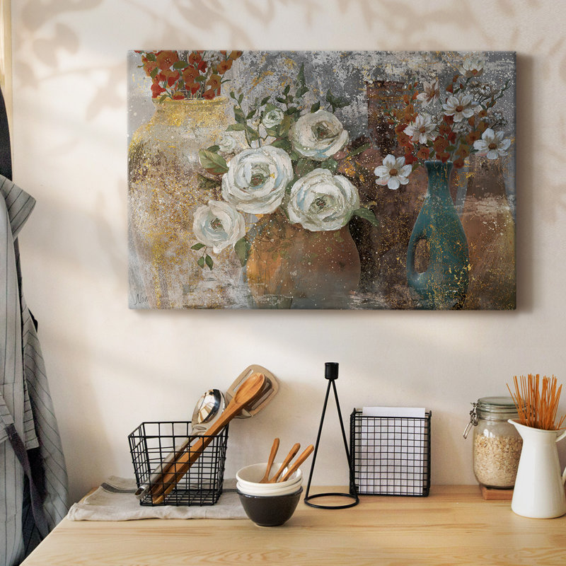 «Vessels and Blooms Spice-Gallery», toile tendue, H 12 po x l 18 po
