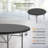 Patio 5Ft. Round Black Plastic Folding Table