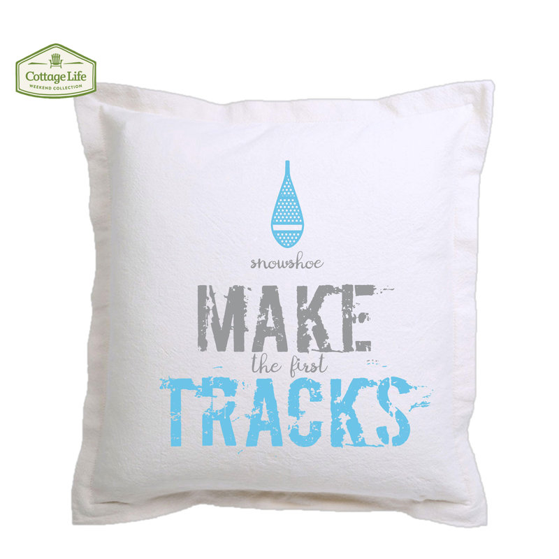 Housse de coussin en coton cheval