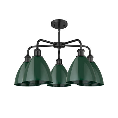 Lustre en dôme à 5 lumières Trickett