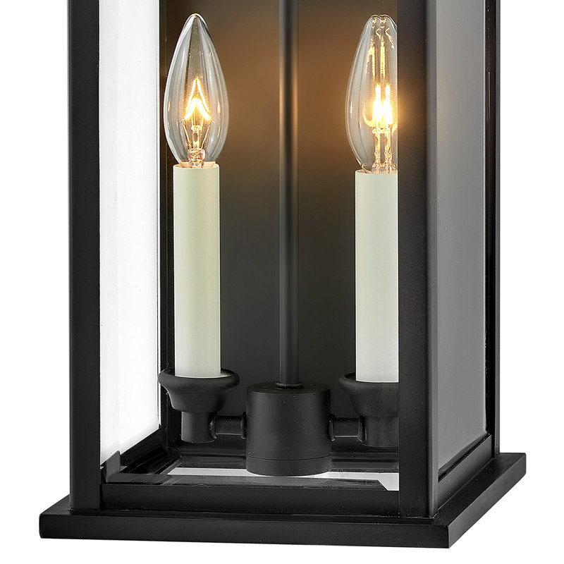 Weymouth 2 - Light Outdoor Flush Mount, 18.25" H x 7.75" W x 7.75" D