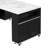 Extendable Kitchen Island With Storage, Mdf & Marble Top, Modern Dining Solution