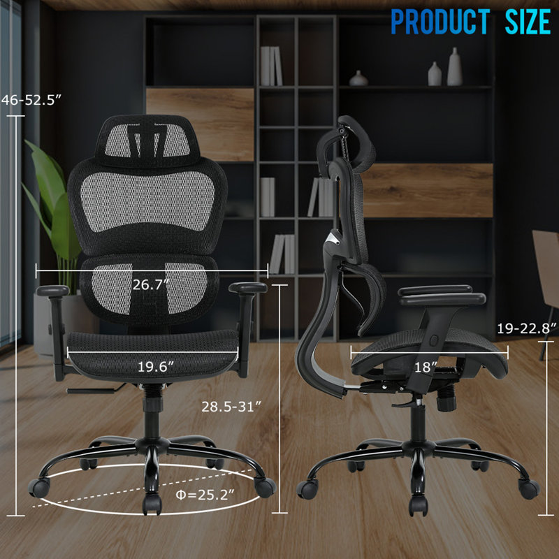 BestOffice Task Chair with Headrest