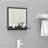 vidaXL Mirror Wall Mounted Rectangular Washroom Vanity Mirror Engineered Wood-613885671-613885675