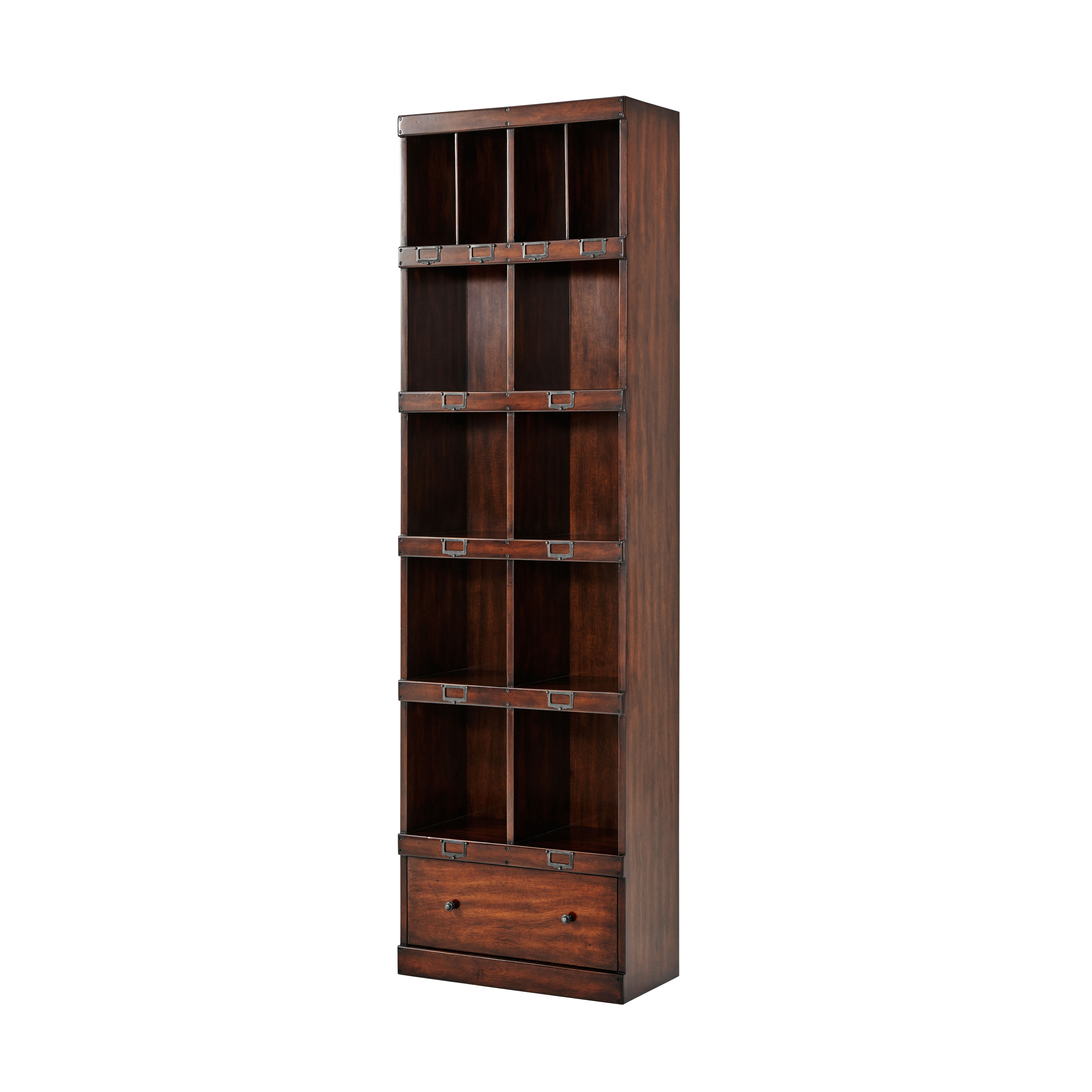 Theodore Alexander Campaign Agra Standard Bookcase Wayfair Canada