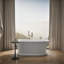 Baignoire de trempage autoportante 60 po. X 34 po. Memoir® avec trop-plein à fente et drain central
