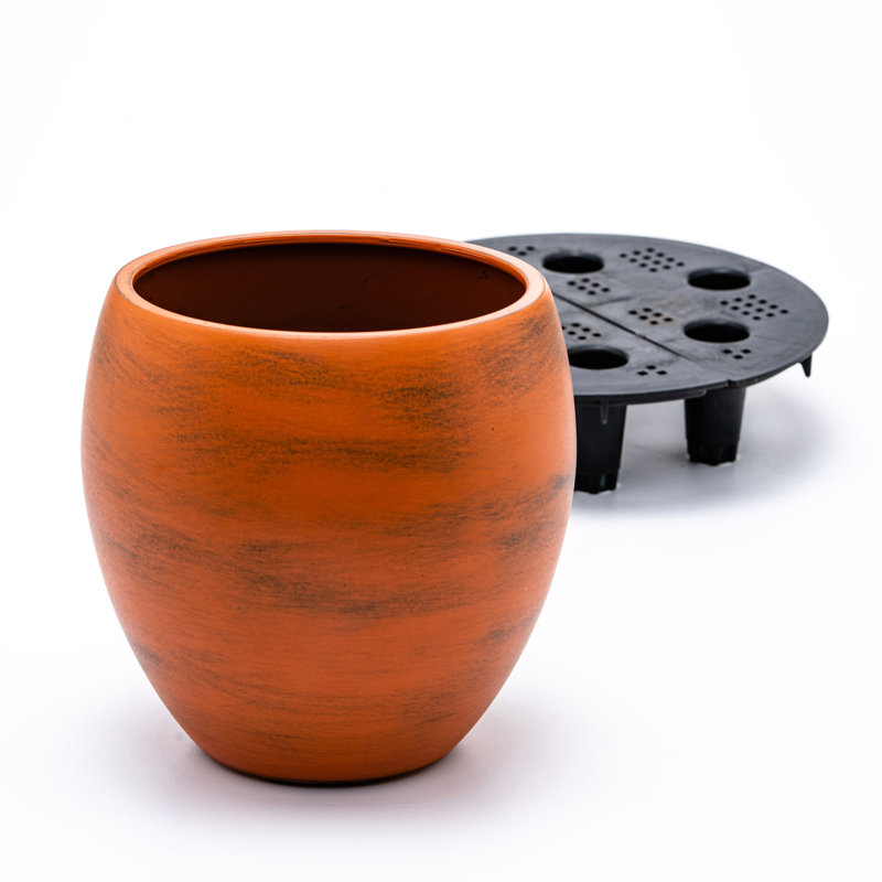 Pot à fleurs rond Smart Smart, Terracotta