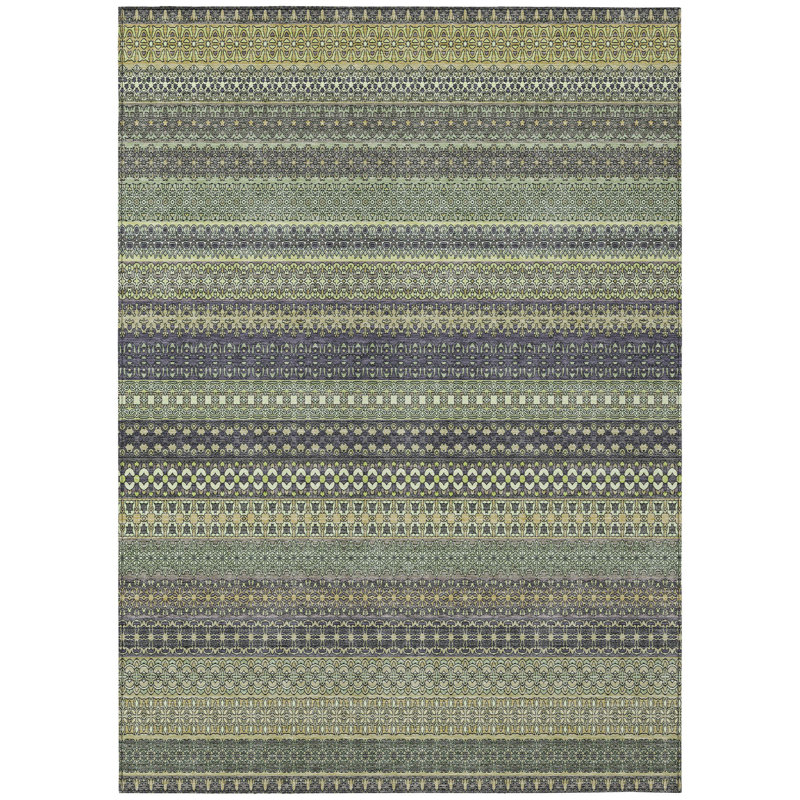 Lovell Washable Striped Indoor / Outdoor Rug, Rectangle 10' x 14'