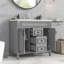  Vanity with Sink, Modern Cabinet with 2 Drawers and Soft Closing Doors, Freestanding Bathroom Design-1937781573