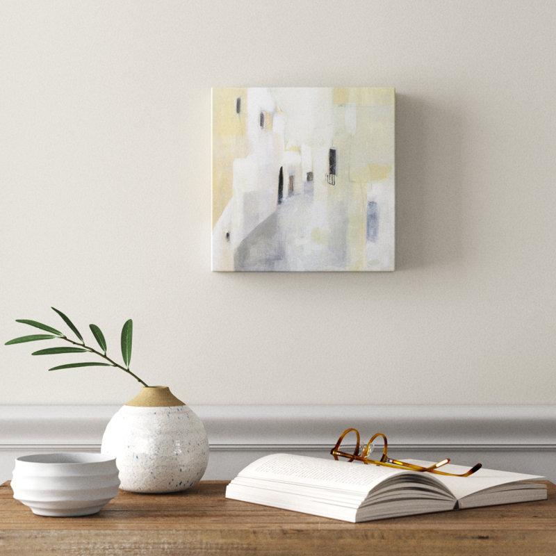 Pausa I, peinture sur toile, H 10 po x l 10 po x P 1,5 po, Toile tendue
