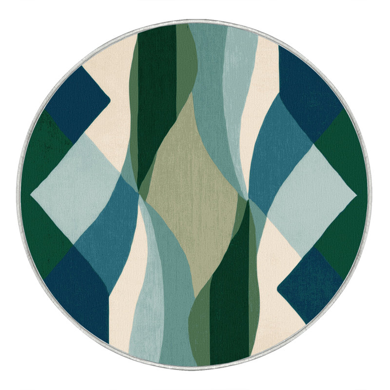Twilight Serenity Rug, Round 8'