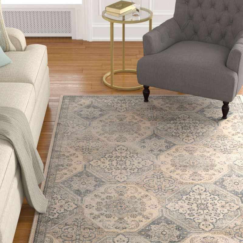 Pitcairn Vintage Performance Oriental Rug, Square 6'