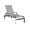 Murphy Outdoor Aluminum Chaise Lounge With Sling Fabric