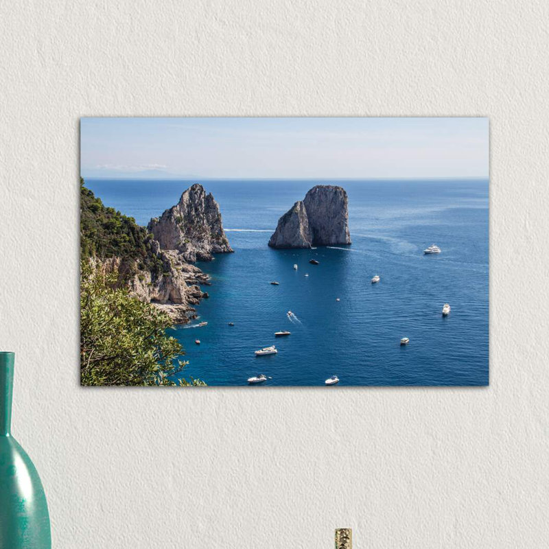 Capri View by Alexandre Venancio - Wrapped Canvas Print, 66.04 cm H x 45.72 cm W x 1.91 cm D