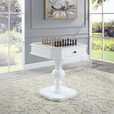 Table de jeu Galini, blanc